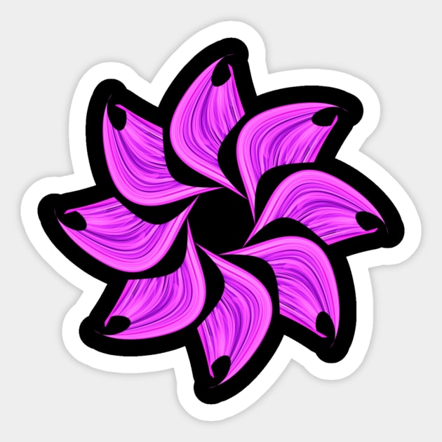 Pink mandala Sticker by Meo Design